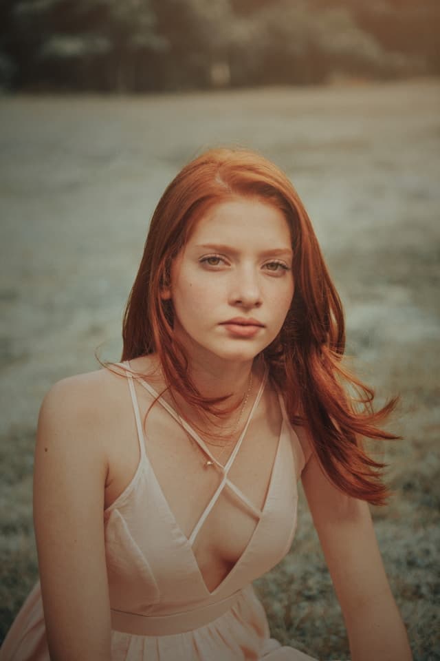 Photo with faded color corrected
